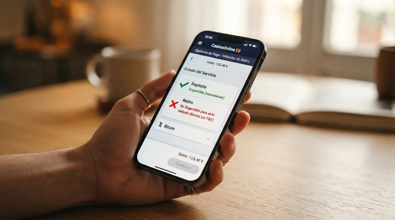 Un móvil mostrando la app de Bizum con un icono de check verde sobre 