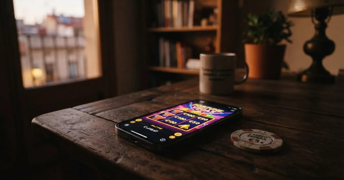 Interfaz de un casino online con un candado abierto sobre la pantalla, simbolizando el acceso sin restricciones de autoprohibición