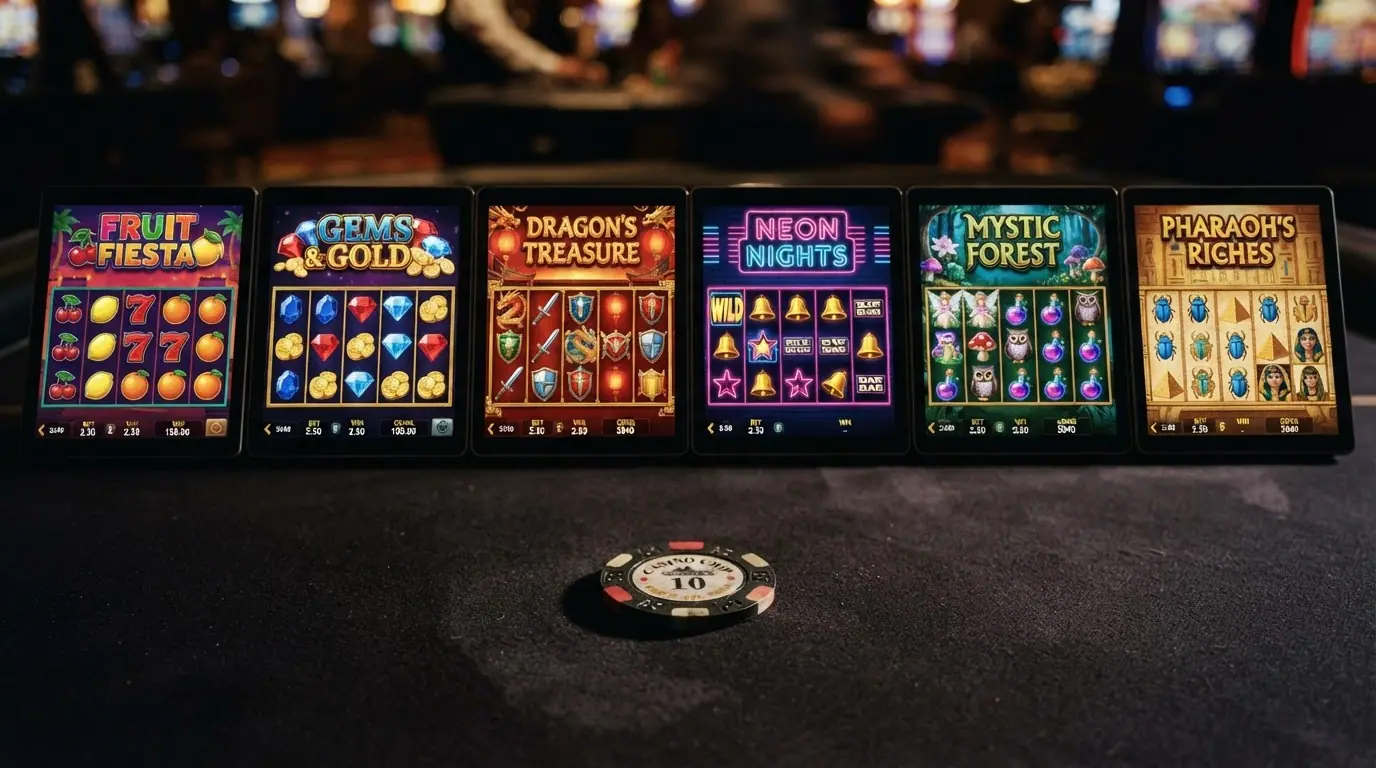 Capturas de las seis tragaperras con mayor RTP: 1429 Uncharted Seas, Book of 99, Money Cart 2, Big Bass Bonanza, Gates of Olympus y Great Rhino Megaways